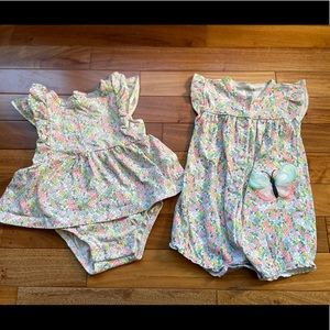 Carter’s Flower Rompers
